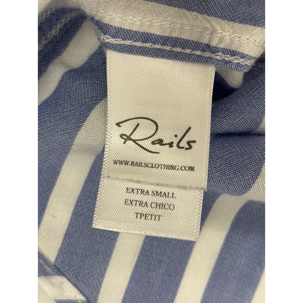 Rails Janelle Blouse Women's Size Xs Button Front… - image 5